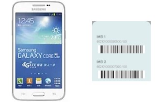 How to find the IMEI code on Galaxy Core Lite LTE