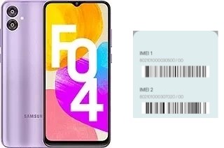 How to find the IMEI code on Galaxy F04