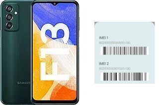 How to find the IMEI code on Galaxy F13