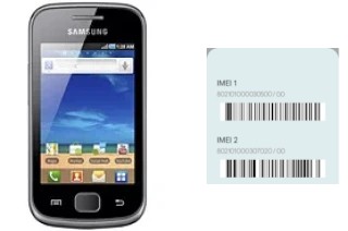 How to see the IMEI code in Galaxy Gio S5660