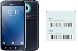 How to see the IMEI code in Galaxy J2 (2016)