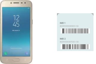 How to see the IMEI code in Galaxy J2 Pro