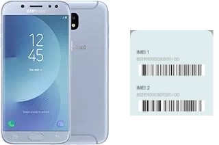 How to see the IMEI code in Galaxy J5 (2017)