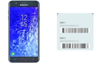 How to see the IMEI code in Galaxy J7 (2018)