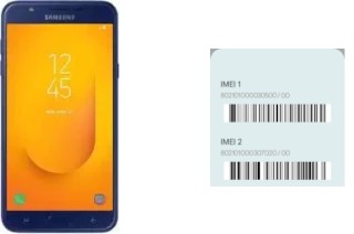 How to see the IMEI code in Galaxy J7 Duo (2018)