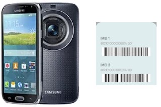 How to find the IMEI code on Galaxy K zoom