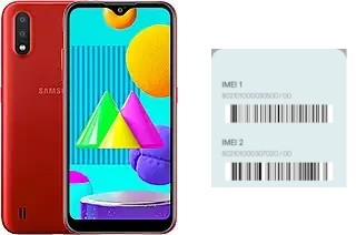 How to find the IMEI code on Galaxy M01