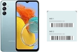 How to find the IMEI code on Galaxy M14