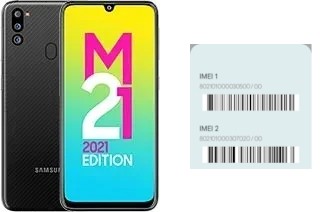 How to find the IMEI code on Galaxy M21 2021