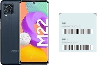 How to find the IMEI code on Galaxy M22