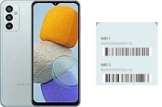 How to find the IMEI code on Galaxy M23