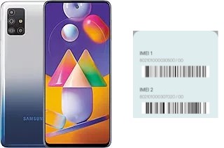 How to find the IMEI code on Galaxy M31s