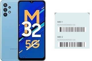 How to find the IMEI code on Galaxy M32 5G