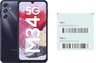 How to find the IMEI code on Galaxy M34 5G