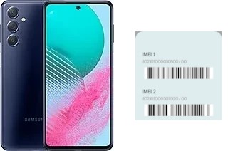 How to see the IMEI code in Galaxy M54