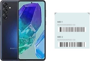 How to find the IMEI code on Galaxy M55