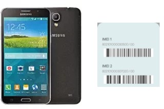 How to find the IMEI code on Galaxy Mega 2