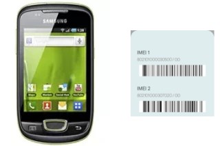 How to see the IMEI code in Galaxy Mini S5570