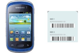 How to see the IMEI code in Galaxy Music S6010