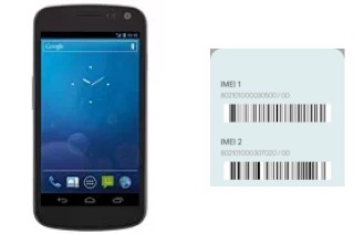 How to see the IMEI code in Galaxy Nexus i515