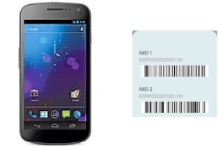 How to see the IMEI code in Galaxy Nexus LTE L700