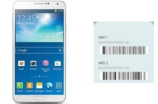 How to see the IMEI code in Galaxy Note 3