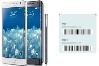 How to find the IMEI code on Galaxy Note Edge