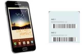 How to find the IMEI code on Galaxy Note N7000