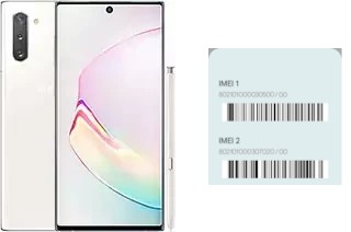 How to find the IMEI code on Galaxy Note10