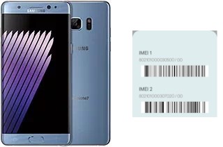 How to see the IMEI code in Galaxy Note7