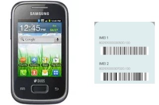 How to see the IMEI code in Galaxy Pocket Duos S5302