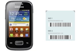 How to see the IMEI code in Galaxy Pocket plus S5301