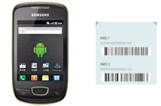 How to find the IMEI code on Galaxy Pop i559