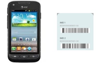 How to see the IMEI code in Galaxy Rugby Pro I547