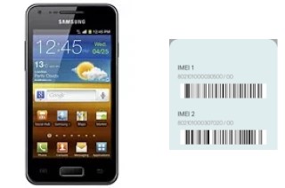 How to find the IMEI code on I9070 Galaxy S Advance