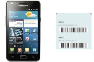 How to find the IMEI code on Galaxy S II 4G I9100M