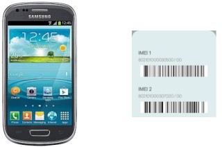 How to find the IMEI code on Galaxy S3 Mini VE