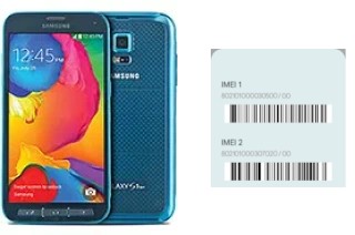 How to see the IMEI code in Galaxy S5 Sport