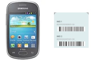 How to find the IMEI code on Galaxy Star Trios S5283