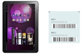 How to find the IMEI code on P7100 Galaxy Tab 10.1v