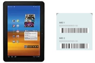 How to find the IMEI code on Galaxy Tab 10.1 LTE I905