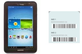 How to see the IMEI code in Galaxy Tab 2 7.0 I705