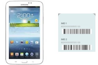 How to see the IMEI code in Galaxy Tab 3 7.0 WiFi