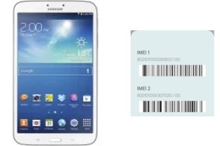 How to see the IMEI code in Galaxy Tab 3 8.0