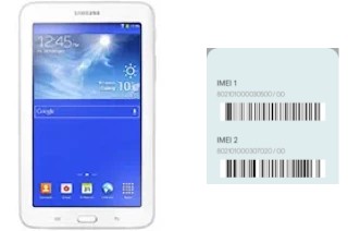 How to see the IMEI code in Galaxy Tab 3 Lite 7.0