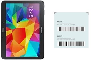 How to see the IMEI code in Galaxy Tab 4 10.1