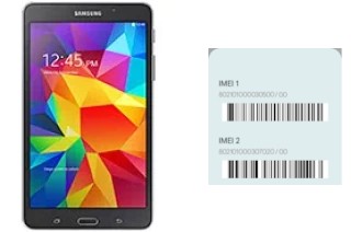 How to see the IMEI code in Galaxy Tab 4 7.0 3G