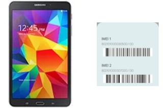 How to see the IMEI code in Galaxy Tab 4 8.0 3G