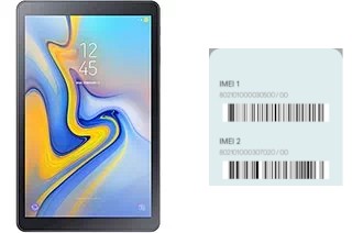 How to see the IMEI code in Galaxy Tab A 10.5