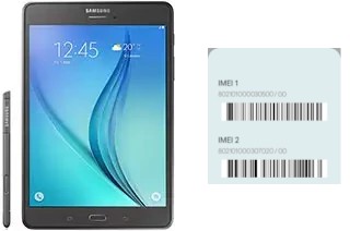 How to see the IMEI code in Galaxy Tab A 8.0 & S Pen (2015)